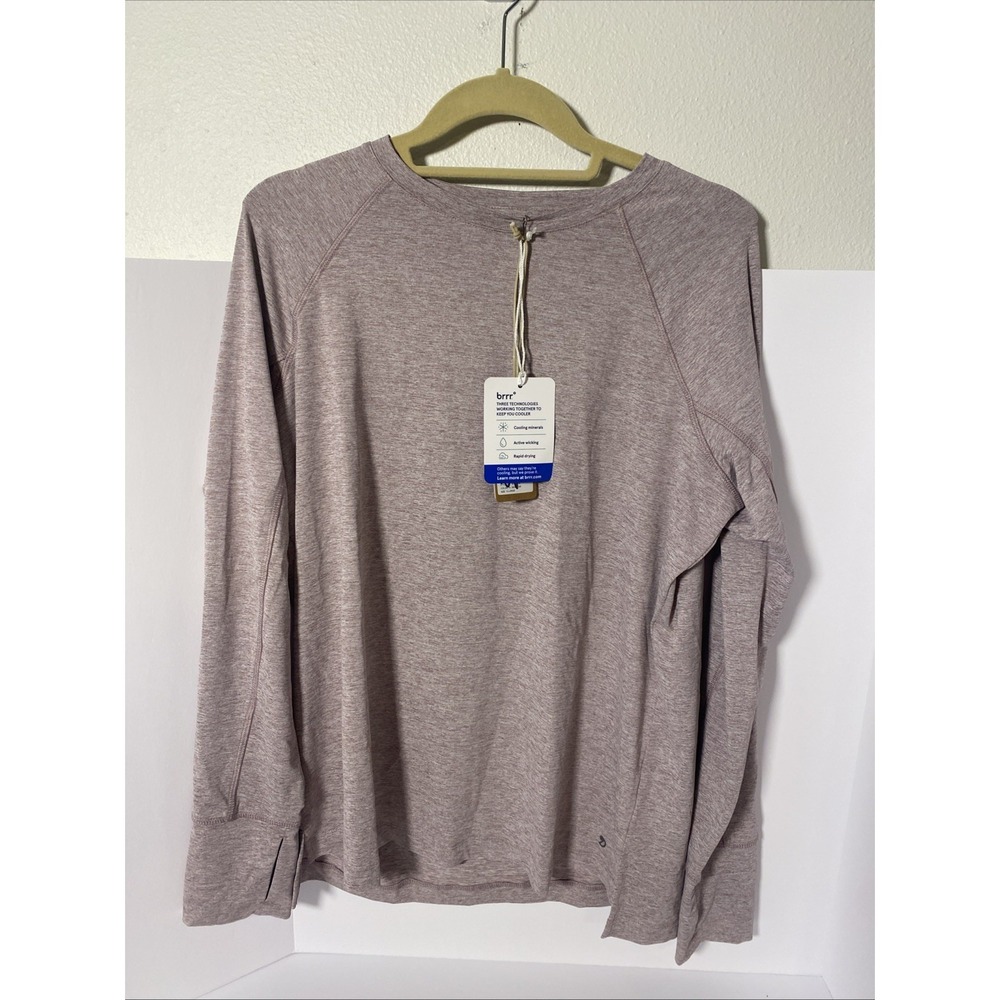 NWT Duck camp Rock port Crew shirt xl L/S Wicking Women's Shirt H1